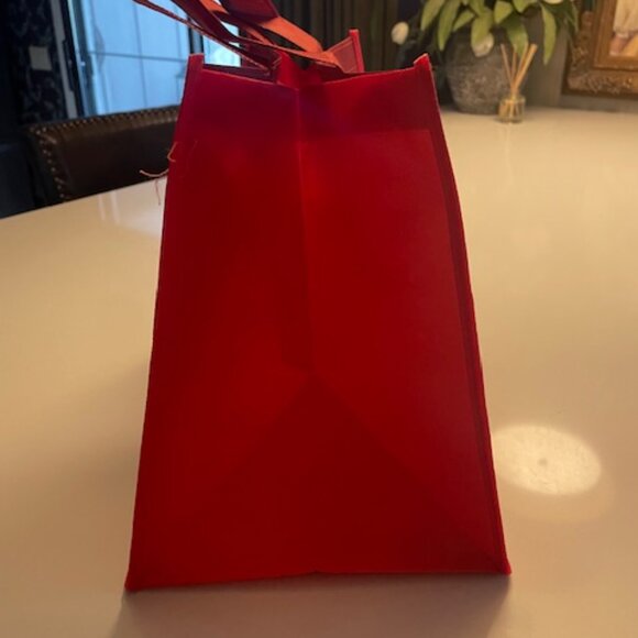 RECYCLED BUCKINGHAM PALACE RED TOTE BAG Benefits Royal Collection Trust New - Picture 3 of 3